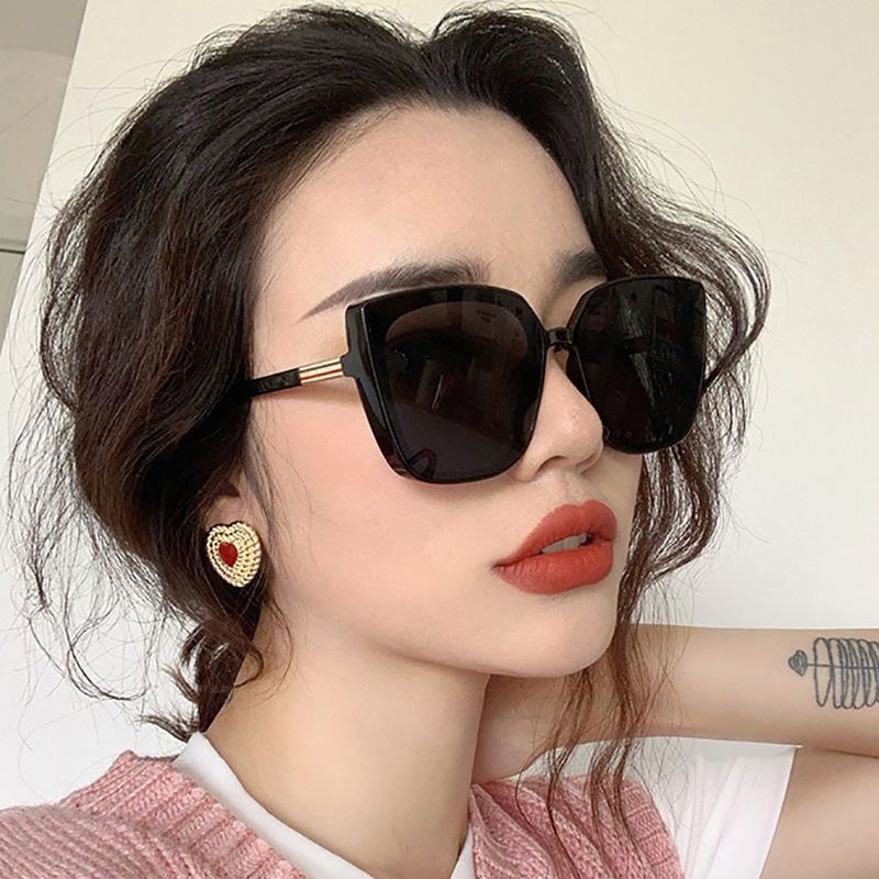 ahion Cat Eye Sunglssses Woman RetHro Brand Designer Sun - 图2