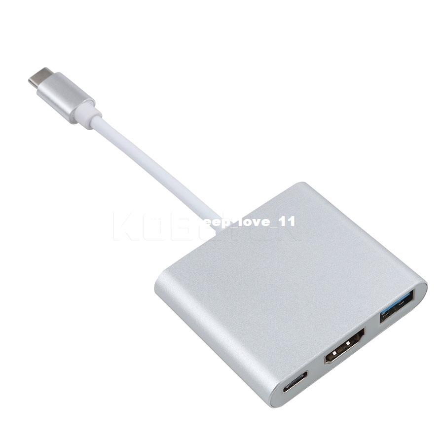 B-3.1 Teype c To HDMI USB3.0 USB-CrMultipo t charg - 图0