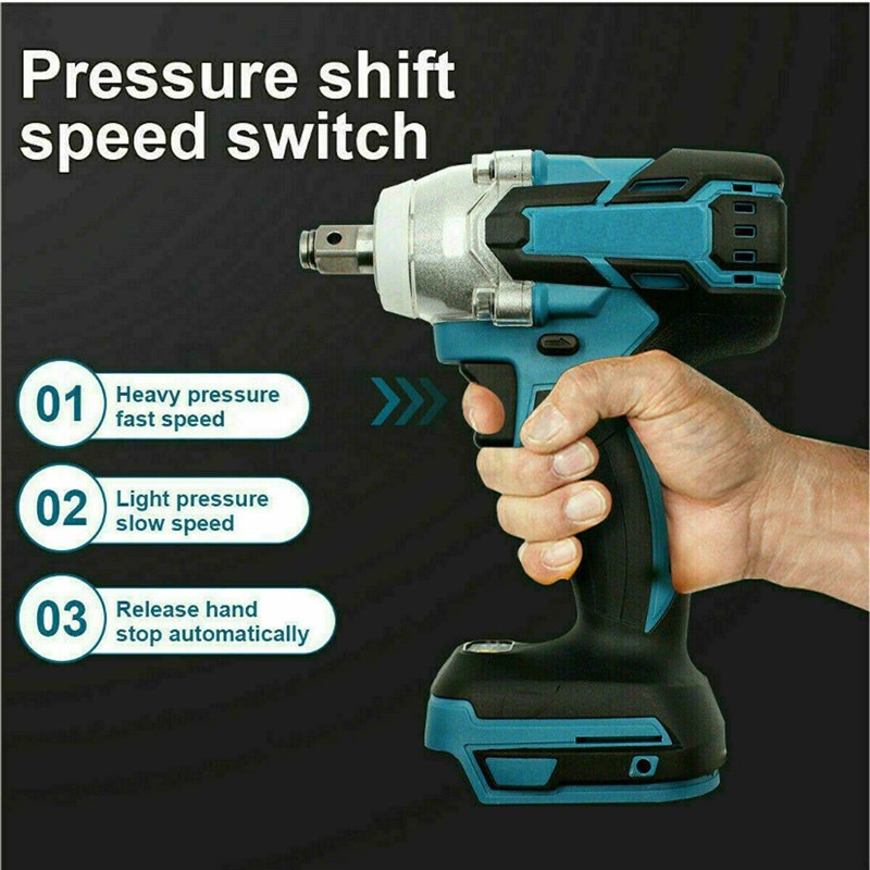 18V Wecharge bleaElectric Cordless Brushless SImpact Rrench-图0