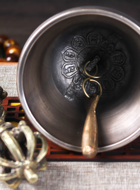 尼工尔进口手泊五股九股金刚铃杵回铜铃铛纯音长久优质款3种规格