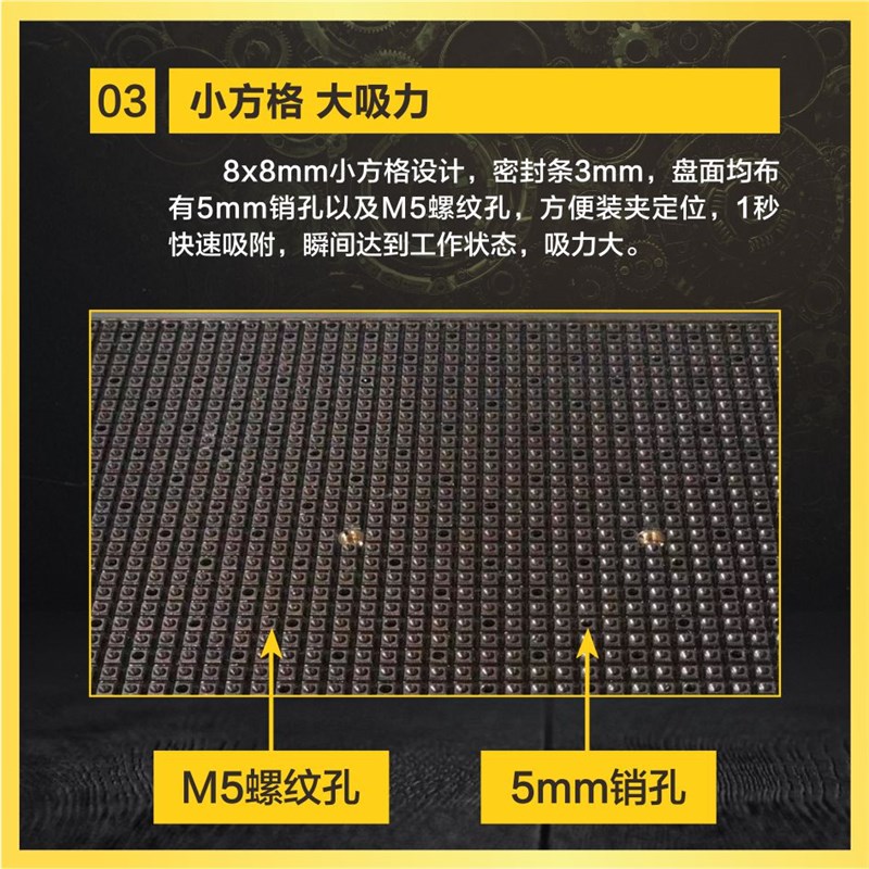 厂家cnc加工中心强力真空吸盘精雕机电脑锣铝塑料板工业气动夹具-图1