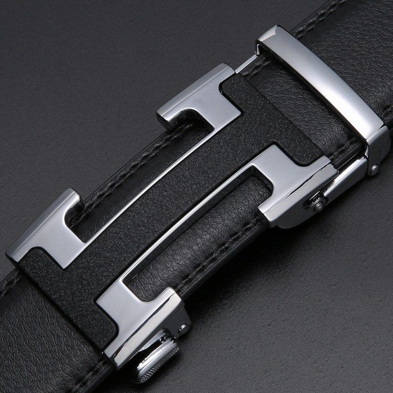 极速Adjustable Width Leather Belts Man Waist Belt Men Mens-图1