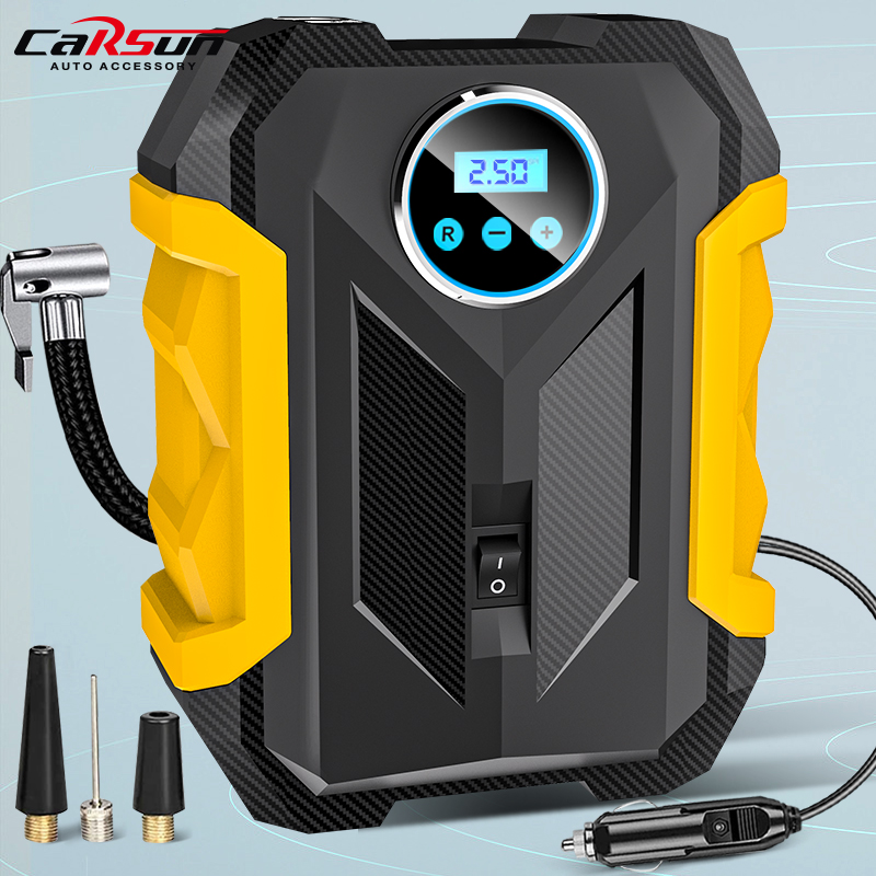 速发CARSUN Portable Automobile Air Compressor Digital Tire I - 图0