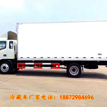 江淮6.2米厢式冷藏车生鲜肉冷链运输车 酸奶奶制品冷冻保鲜运输车