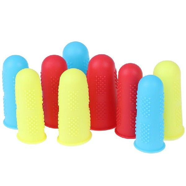 极速3pcs/set Silicone Finger Protector Sleeve Cover Heat - 图3