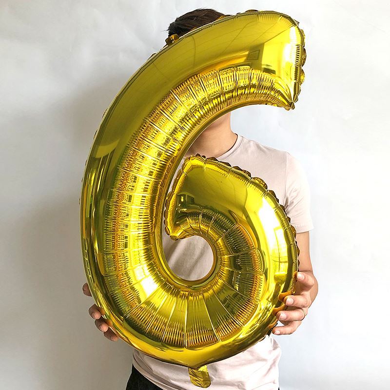 新品Birthday number balloon party decoration room letter set - 图1