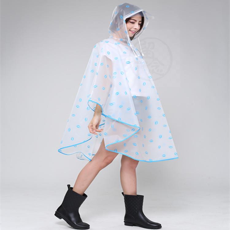 速发。Porcelain capital jieye fashion EVA cloak raincoat adu - 图1