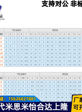 浮动接头固定座HLRA10FJRHA6-1.0FJDHA8气缸连件气缸防损固定件