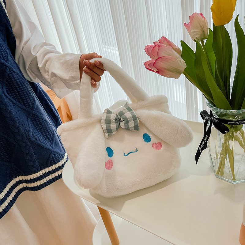 推荐Sanrio Plush Bag Kuromi Handbag My Melody Cinnamoroll St-图2