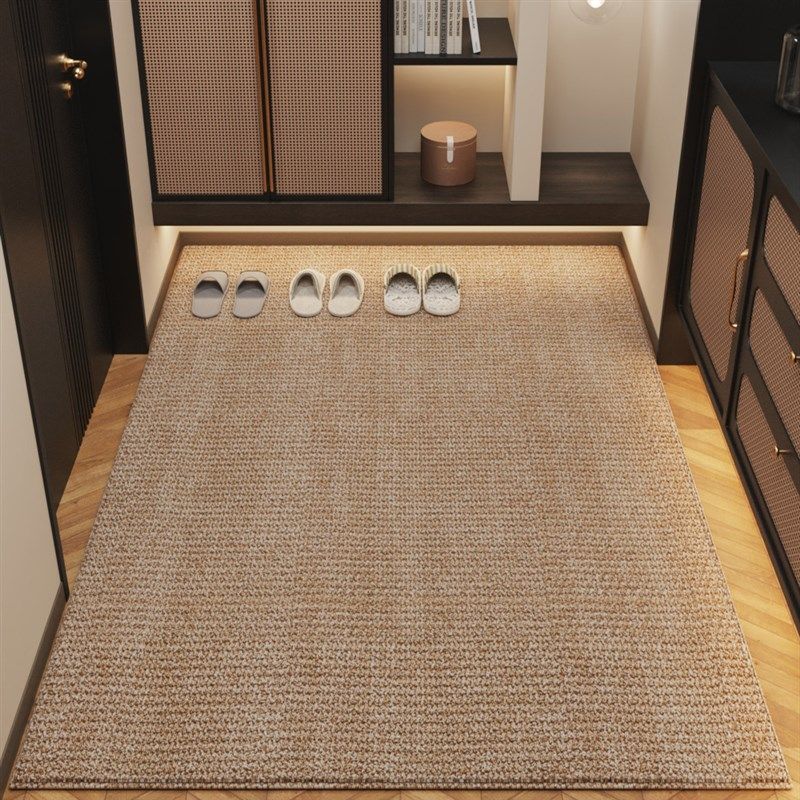 高级感入户门地垫仿剑麻地毯门垫进门客厅玄关纯色脚垫可裁剪家用,淘宝优惠券,粉丝福利购,淘宝优惠卷