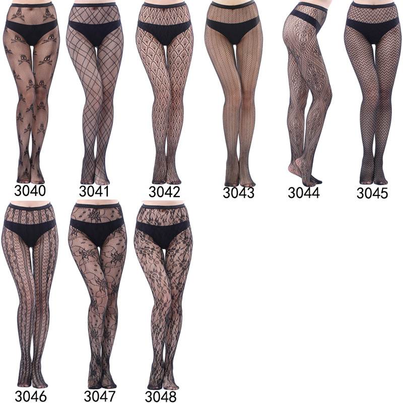 推荐Womens Sexy Fishnet Tights Jacquard Weave Seamless Panty - 图2