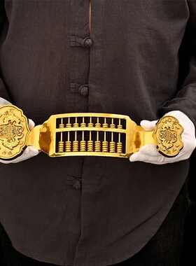 如意算盘摆件铜如意算盘家居装饰品办公室工艺品创意礼品纯铜