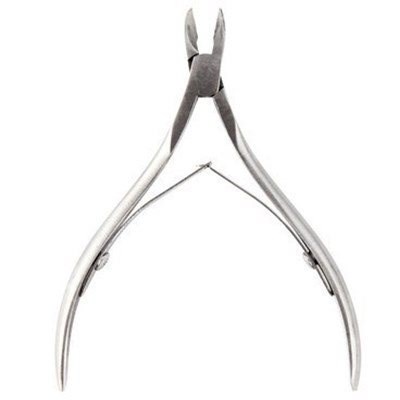 网红1PC Stainless Steel Cuticle Nipper Plier Cutter Nail Art-图0