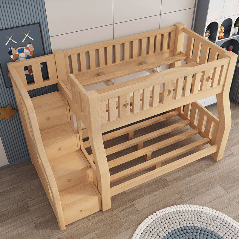 木业实木子母床上下床r双层床加厚加高儿童床多功能高低床两,淘宝优惠券,粉丝福利购,淘宝优惠卷