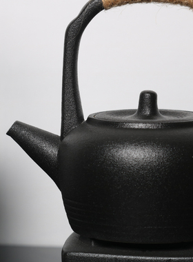 新中式日式d陶瓷茶壶茶炉摆件样板房茶几室客厅酒店家居软装工艺