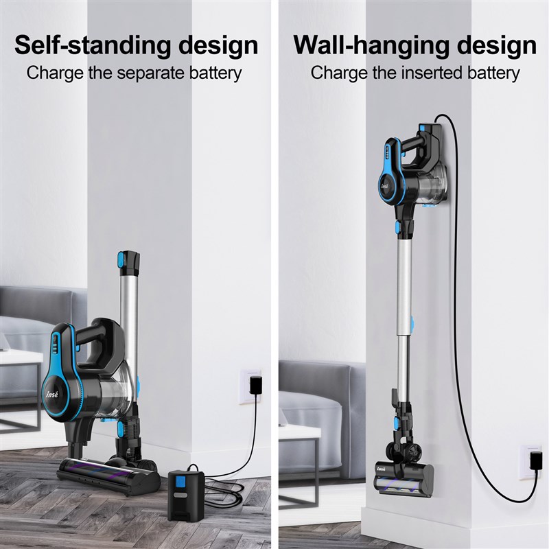 推荐INSE N5S Cordless Vacuum Cleaner 6-in-1 Rechargeable Lig-图2