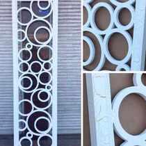 Factory Subsection Cracks Lacquer Hollowed-out SOLID WOOD FLOWER LATTICE TV BACKGROUND WALL ENGRAVING THROUGH FLOWER PLATE CARVED screen septer