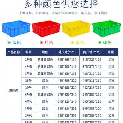 塑料零件盒周转箱塑料物料盒螺丝盒配件箱五金工具盒长方形加厚大