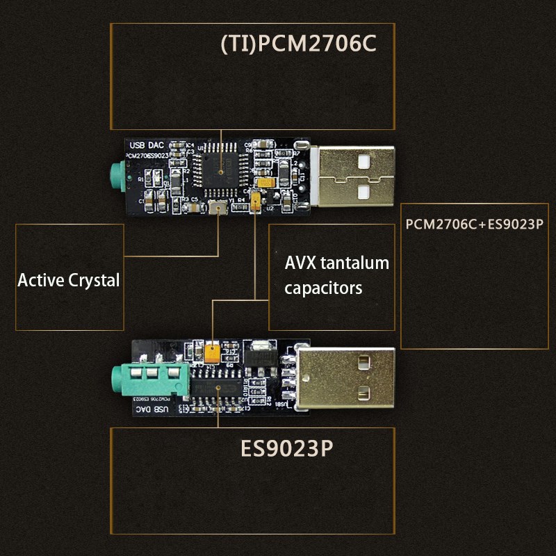 推荐PCM2706 + ES9023 Portable SB DAC HIFI Fever External Aud - 图3