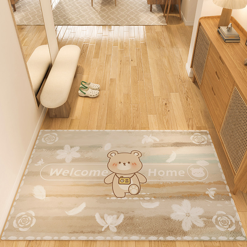 可裁剪定制入户门地垫奶油风客厅地毯门垫进门口玄关脚垫防滑家用,淘宝优惠券,粉丝福利购,淘宝优惠卷