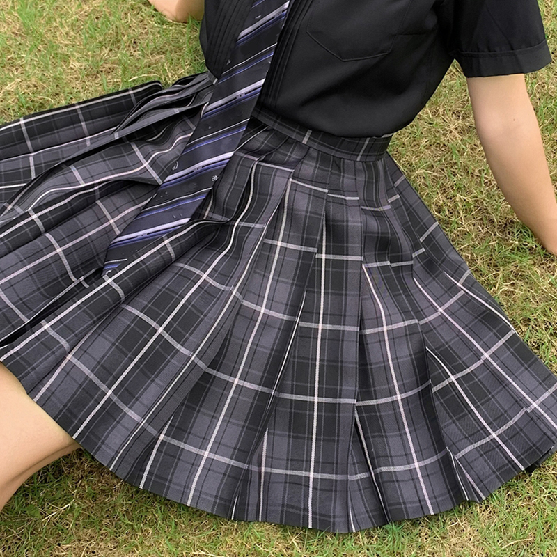 速发Japanese Women Jk Skirts High Waist Students School Unif - 图0