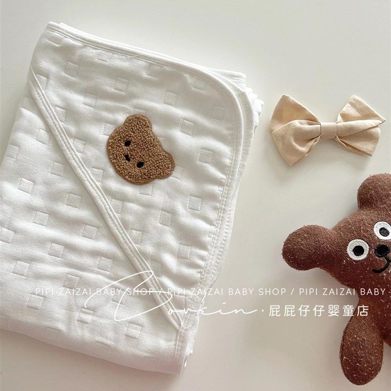 初生婴儿抱被产房包单新生儿包被春秋纯棉纱布夏季薄款宝宝包裹被,淘宝优惠券,粉丝福利购,淘宝优惠卷