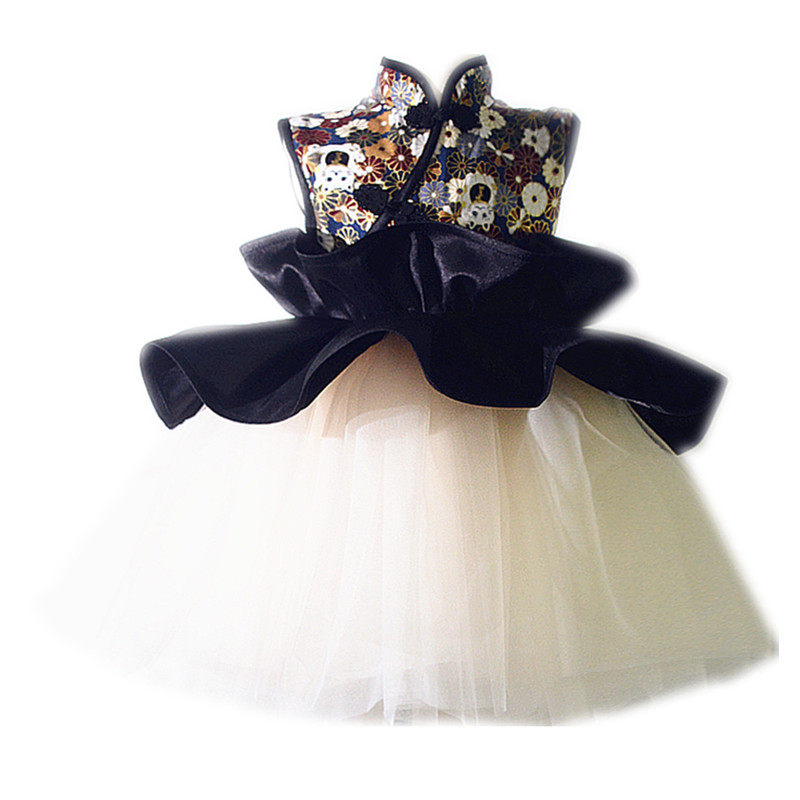 女童旗袍礼服公主裙花童钢琴蓬蓬小女孩洋派幼儿主持人女洋装,淘宝优惠券,粉丝福利购,淘宝优惠卷