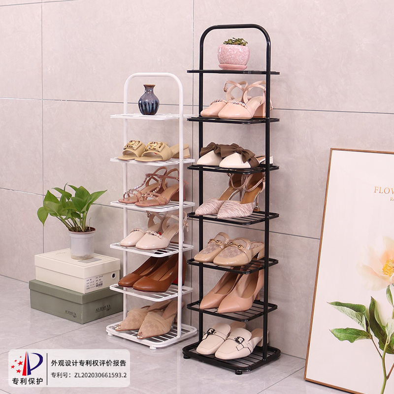 极速Shoe Rack simple narrow shoe shelf living room shoe rac-图2