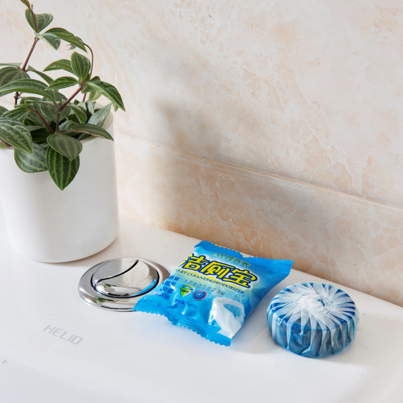 速发60pcs Blue Bubble Automatic Toilet Cleaner Tablet Blocks - 图1