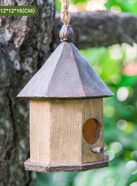 装饰别墅阳台挂件景观花园鸟窝庭院树脂园林园艺户外雕塑摆件创意