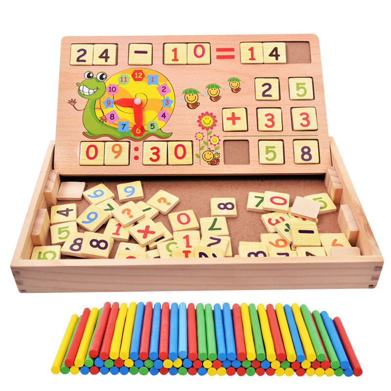 网红Counting Maths Games Teaching Clock Learning Tool Number - 图0