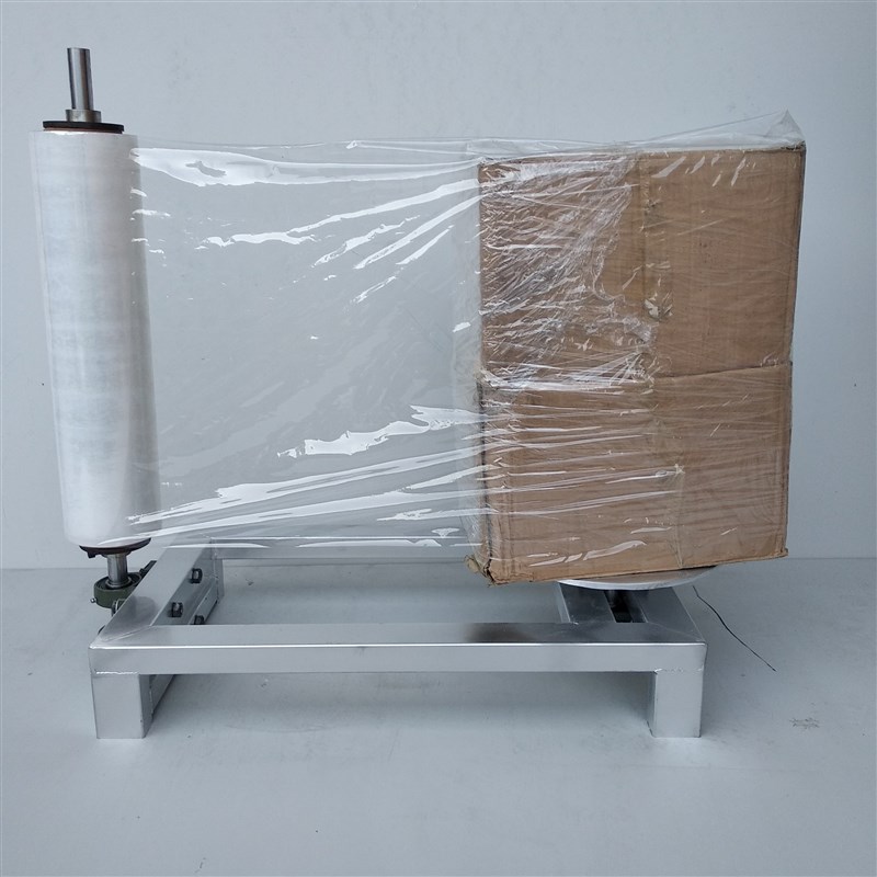打包机缠绕膜围膜器纸箱托盘自动小型机拉伸膜包装机裹膜机手动-图0