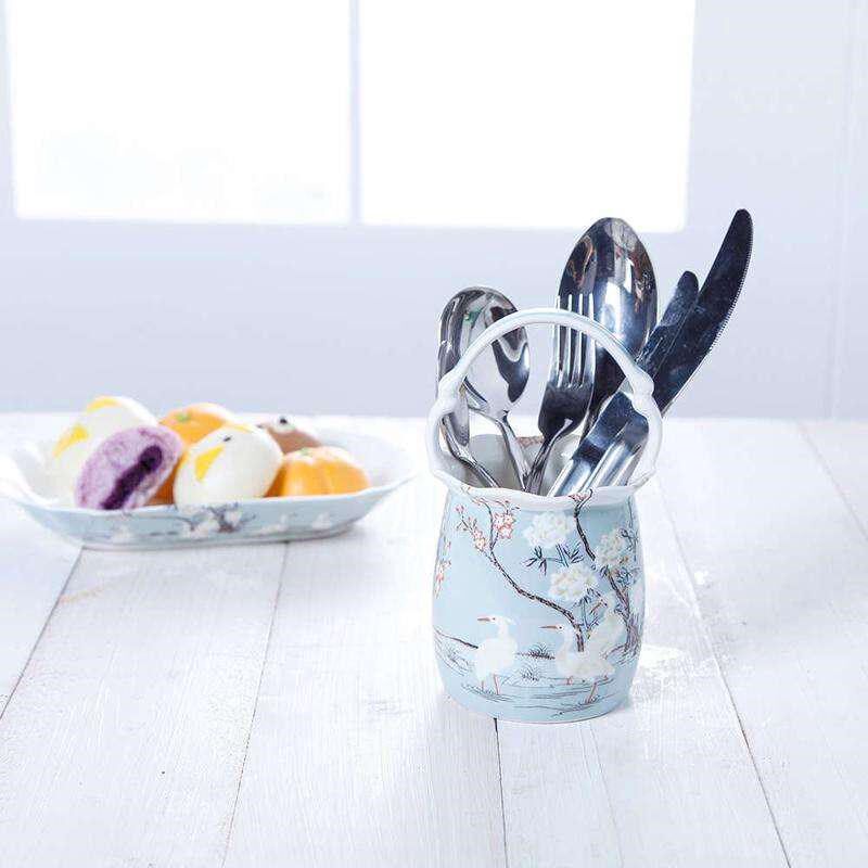 餐具配件厨房用具用品水果叉花篮 小勺容器 骨瓷家具摆件 陶瓷,淘宝优惠券,粉丝福利购,淘宝优惠卷