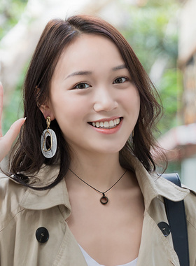 现货佛尘轩木g质圆环项链檀木小圆圈锁骨链红色黑色环圈吊坠男女