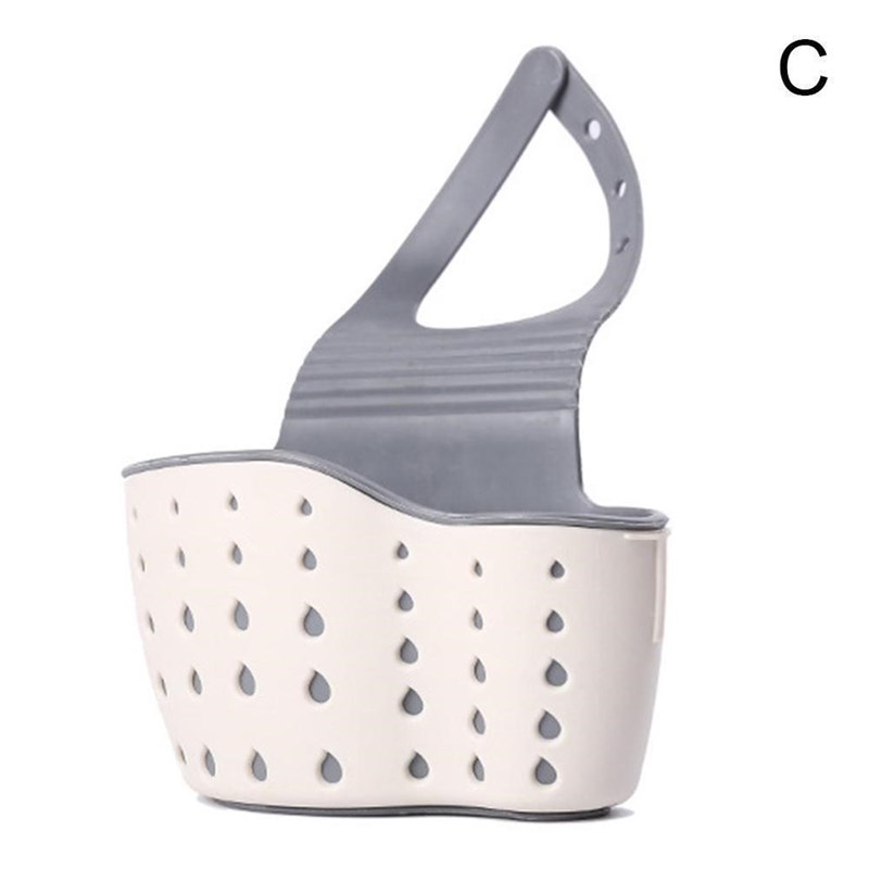 Kitchen Organizer Sponge Storage Hanging Basket Drainer Kitc-图0