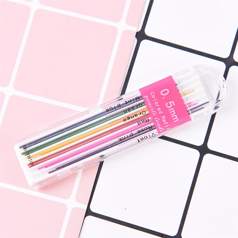 12pcs/box New 0.5mm Mechanical Pencil Leads Premium Anti-cra - 图2