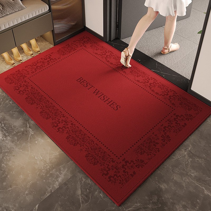 入户门地垫家用玄关防滑脚垫红色喜庆大门口进门垫可裁剪室内地毯,淘宝优惠券,粉丝福利购,淘宝优惠卷