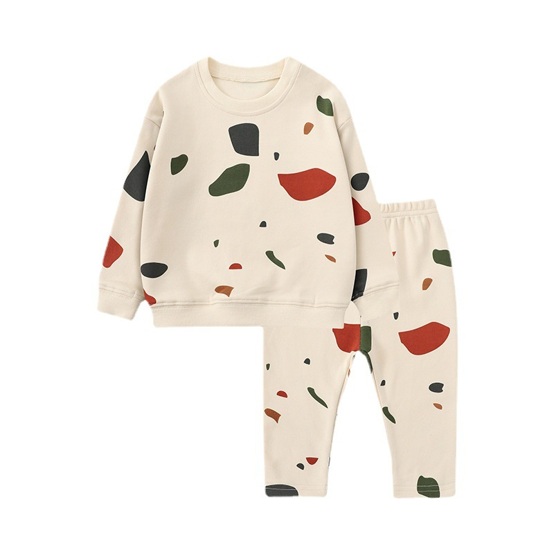 速发Baby Pajamas Sets Unisex Kids Clothing Sets Baby Clothin - 图3