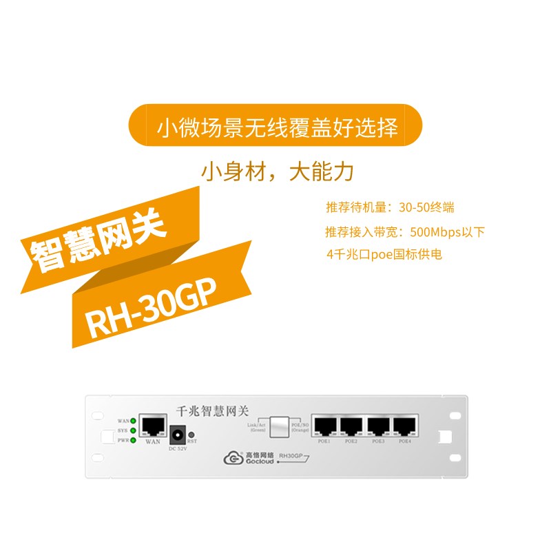 新品高恪千兆弱电箱路由RH30GP+3个百兆双频面板 - 图2