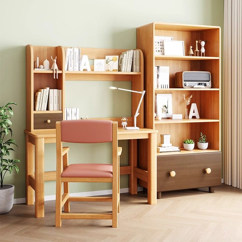 全实木儿童书架置物架落地家用客厅一体靠墙儿童杂物收纳简易书柜,淘宝优惠券,粉丝福利购,淘宝优惠卷