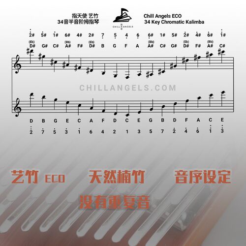 真34音双层巴排卡林双拇指琴便携C钢琴儿童学生入门基业专础演奏-图2