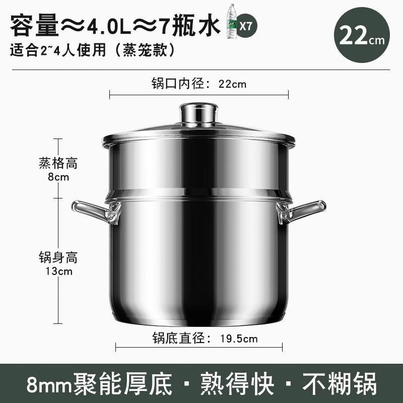 新品不锈钢桶圆桶304商用汤桶卤桶油桶炖锅大容量加厚家用汤锅,淘宝优惠券,粉丝福利购,淘宝优惠卷