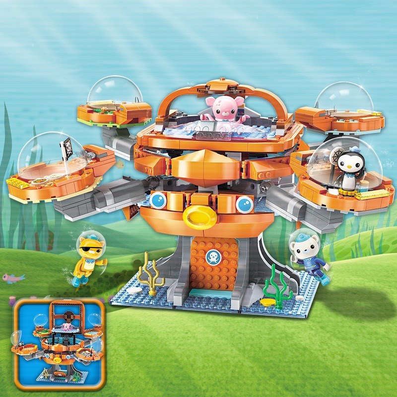 Creator Ideas City Les Octopus Octopod Octonauts CWartoon Bu - 图2