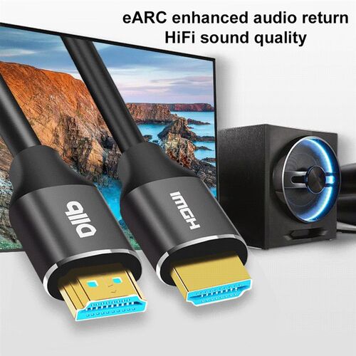 5/8m  8K HDMI Cable 4K 60HZ UHD 48Gbps V2.1 for Xiaomi Samsu - 图0
