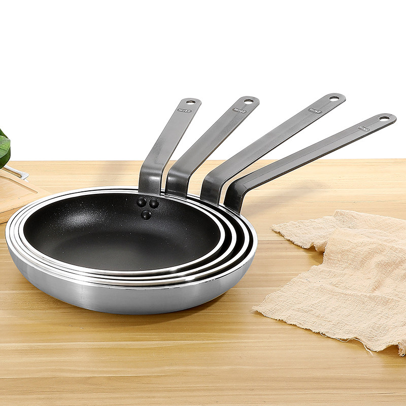 商用平底锅不粘煎锅铁柄铝制酒店牛排锅粤菜煎锅煎饺锅烙饼锅,淘宝优惠券,粉丝福利购,淘宝优惠卷