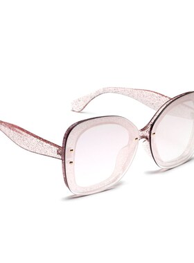 新品Women sun glasses Ladies, 81331 big boMx transparent fla