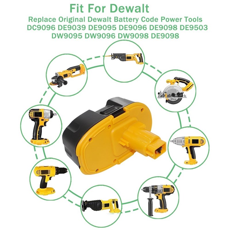 推荐18V 9800mAh Ni-MH Power ool for Dewalt DC9096 DE9039 DE9 - 图1