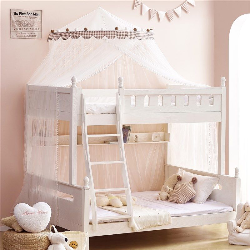 儿童蚊帐上下铺子母床双层学生高低床梯形家用免安装一体式,淘宝优惠券,粉丝福利购,淘宝优惠卷