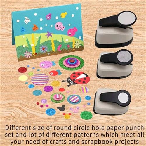 91625mm Manual  Paperw Cutter Round Hole Embossing - 图0