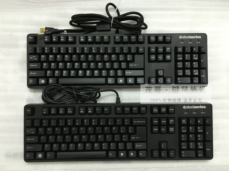 SteelSeries/赛睿6Gv2 7G黑轴经典游戏比赛机械键盘 6Gv2红轴黑轴 - 图1